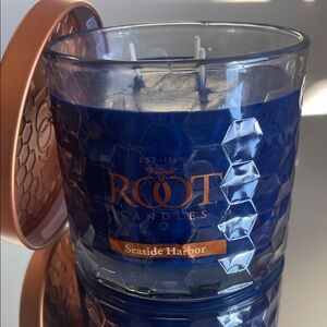 Root Seaside Harbor Blue Candle